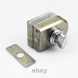 304 Stainless Steel Glass Door Lock Double-Open Sliding Door Lock Bathroom Latch