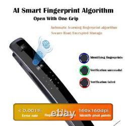 3D Facial Recognition Biometric Fingerprint Wifi Remote Control Smart Door Lock