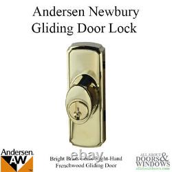 Andersen Newbury Sliding Door Lock Assembly With Keys Right Handed Lock