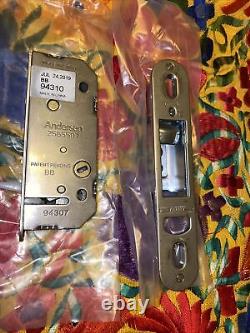 Anderson Sliding Glass Door Lock Latch & Reciever Assembly Kit
