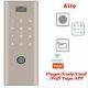 Biometric Fingerprint Glass Door Lock Code Remote Control Wifi Electric Unlock