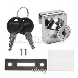Cabinet Show Case Display Glass Door Lock With Two Keys and Screws