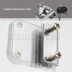Cabinet Show Case Display Glass Door Lock With Two Keys and Screws