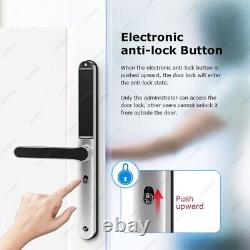 Digital Look Fingerprint Keyless Stainless Steel Waterproof Glass Sliding Door