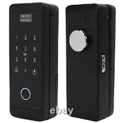 Door Lock Fingerprint Password Digital BT Wifi Voice Prompt For Glass Wooden SD3