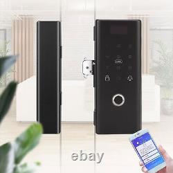 Door Smart Lock Password Fingerprint Keyless Entry Lock For Glass Wood Door
