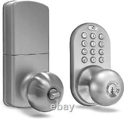 Effortless Keyless Entry Smart Lock Adjustable Latch Audible Tones