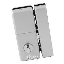 Electronic Glass Door Lock Fingerprint IC Cards Keyless Entry Phone Control SD3
