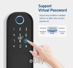 Fingerprint Door Lock Waterproof Outdoor Gate Bluetooth TT Lock Wifi Passcode IC