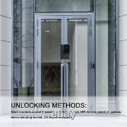Glass Door Lock Set Fingerprint Password IC Card Remote Control Lock 2BB