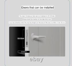IoT Digital Smart Door Lock HP-800F (Wi-Fi/Card Key/Fingerprint) Black