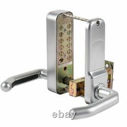 Keyless Mechanical Door Lock Password Keypad Home Garden Yard Wooden Iron Gate