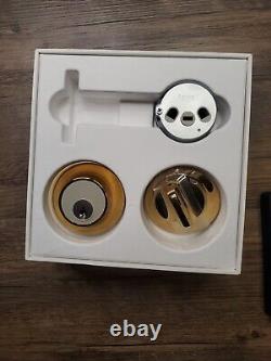 Level Lock+ Plus Smart Lock (Polished Brass), Sealed New Apple Home Keys