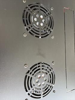Navepoint Network Server Data Cabinet Enclosure Rack Glass Door Lock with Fans