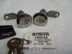 Nos 1984 84 Ford Bronco II 2 Door & Tailgate Lock Handle Glass Gate 2 Ford Keys