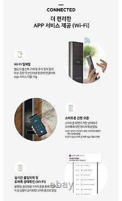 Samsung Zigbang Digital Door Lock SHP-H60RBXS Touch Cards Apps WiFi Password