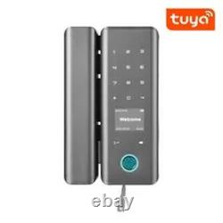 Smart Automatic Door Lock Aluminium WiFi Card Password Fingerprint Key For Tuya