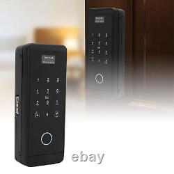 Smart Door Lock Fingerprint Password Digital BT Wifi Voice Prompt For Glass ECM