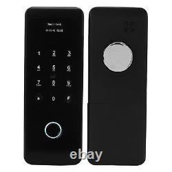 Smart Door Lock Fingerprint Password Digital BT Wifi Voice Prompt For Glass ECM