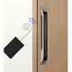 Smart door lock 3d unnlock full automatic sliding waterproof fingerprint glass