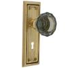 The Williamsburg PRIVACY Set in Polished Brass Select Door Knobs