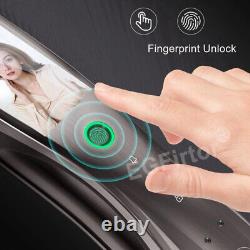 Tuya smart wifi lock fingerprint Double Screen automatical keyless door locks