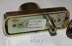 Used Andersen Newbury Gliding Door Hardware! Polished Brass! Lock With One Key