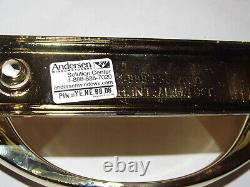Used Andersen Newbury Gliding Door Hardware! Polished Brass! Lock With One Key