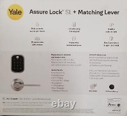 YALE YRD256-CBA-VI-619 ASSURE LOCK SL VIDALIA LEVER + Wi-Fi BLUETOOTH SMART LOCK